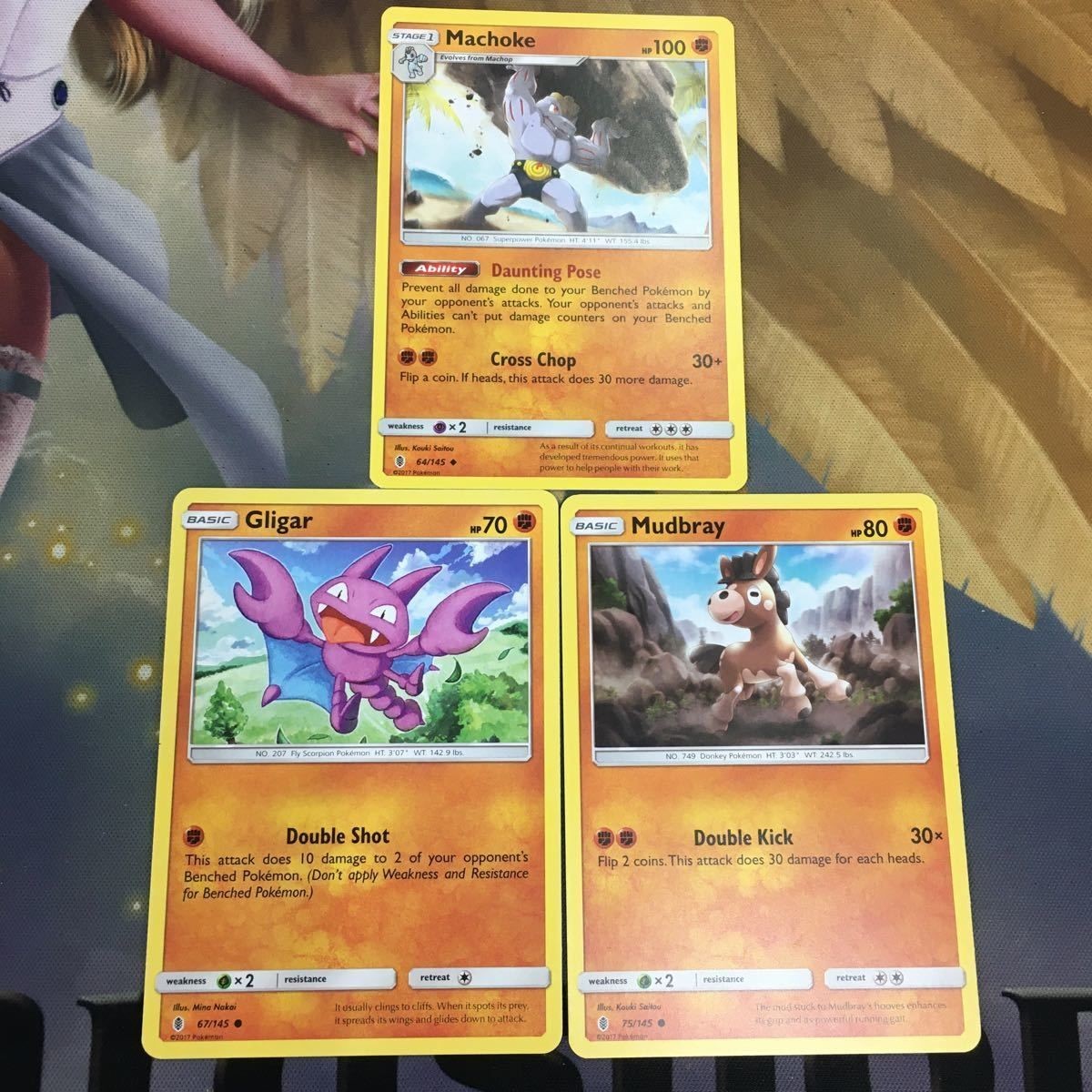 ポケモンカード 旧裏面 英語 海外版 3枚 ゴーリキー グライガー ドロバンコ 42