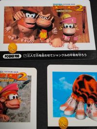 スーパードンキーコング２ ディクシー＆ディディー 当時 アマダ キラカード まとめ サムネイル 9