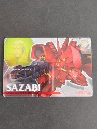 Mobile Suit Gundam Char's Counterattack Wafer Card Sazabi