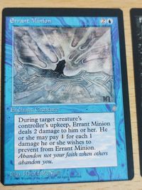 アイスエイジ enevate snowfall foul familiar errant minion mtg まとめ エラーカード 英語版 枠ズレ サムネイル 4