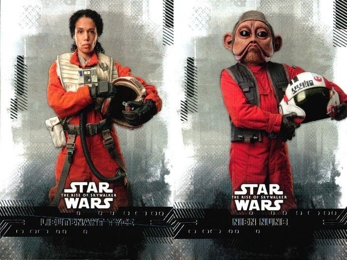 カード まとめ スターウォーズ Star Wars 19 LIEUTENANT TYCE タイス中尉 18 NIEN NUNB ナイン・ナンブ Topps トップス