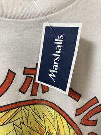 値下げ中 新品 Mドラゴンボール Tシャツ 輸入 長袖 白 ホワイト 悟空 サイヤ人3 海外 アメリカ 公式 タグ Marshalls 東映 鳥山明 E3-1 サムネイル 2