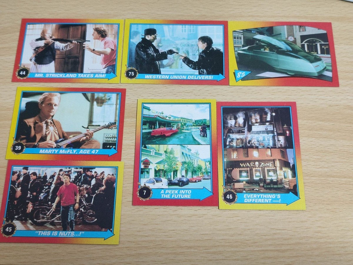 Back to the Future Card TOPPS Rare Movie Vintage