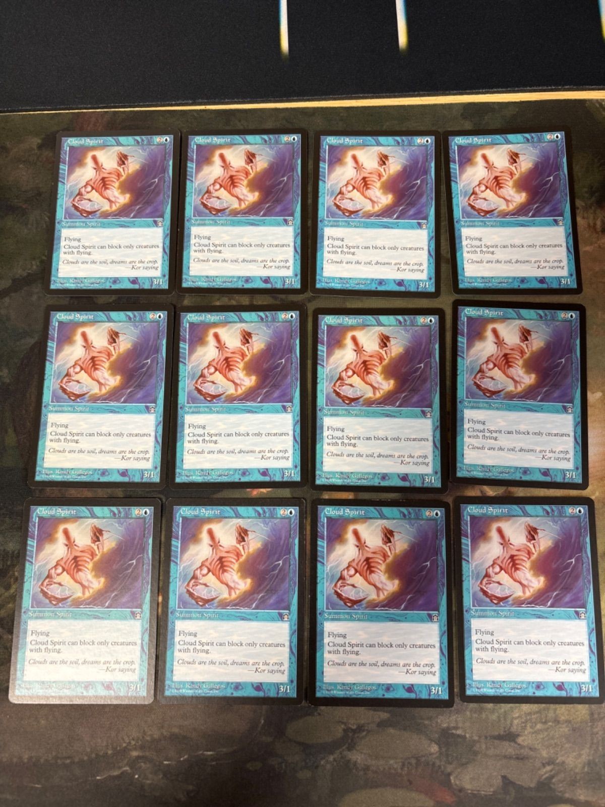 雲の精/Cloud Spirit 12枚 型番統一 旧枠 まとめ 英語版 EN MTG