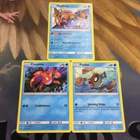 ポケモンカード 旧裏面 英語 海外版 3枚 ヘイガニ ヒンバス コイキング 3