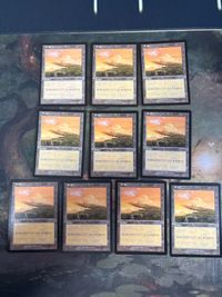 MTG Urza's Saga Plains 10 Japanese Bulk Lot