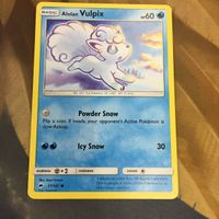 ポケモンカード 旧裏面 海外 英語版 1枚 アローラロコン 17 Alolan Vulpix