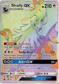 Pokemon Card Silvally GX 119/111 Holo English Condition B