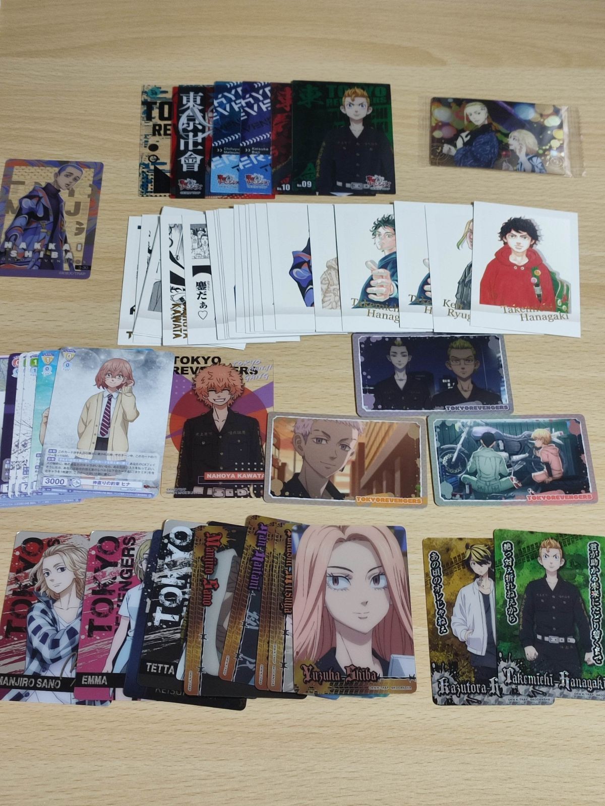 trks4 東京リベンジャーズ カード クリアカード コレクションカード ぱしゃこれ 柴柚葉 佐野万次郎 マイキー 龍宮寺堅 場地圭介 花垣武道 松野千冬