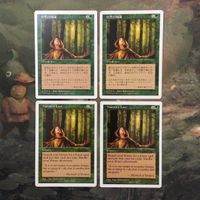 MTG Magic The Gathering 5ED Nature's Lore 4 Cards Lot