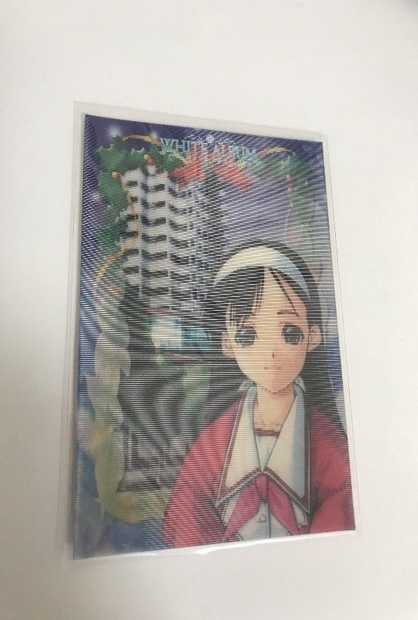 White Album Card 3D Anime Japanese