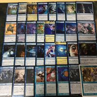 MTG Magic Gathering Blue Deck Parts Commander EDH Lot