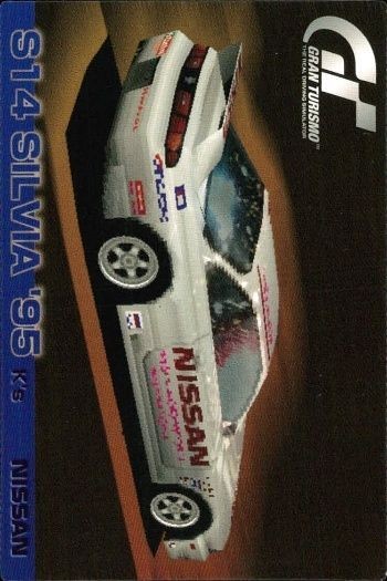 Gran Turismo Hint Card S14 Silvia 95 Japanese Collection
