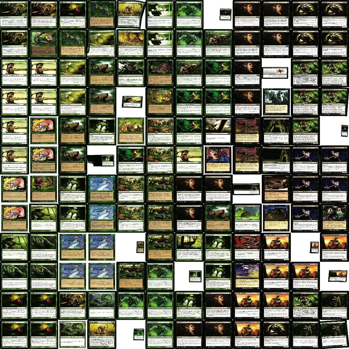 MTG カード まとめ 144枚 黒 緑 優良 準優良 秋の帳 is976 sn1 1222