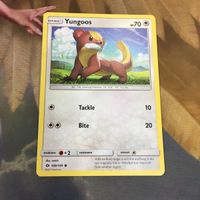 ポケモンカード 旧裏面 海外 英語版 1枚 ヤングース 74 yungoos サムネイル 1