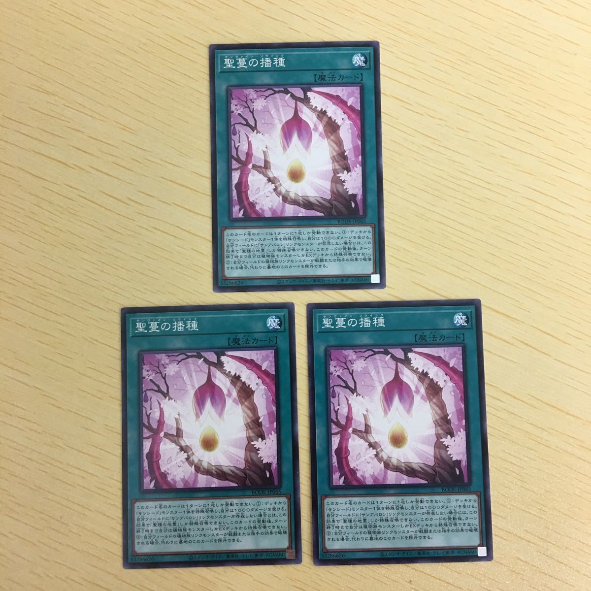 遊戯王 ノーマル カード トレーディングカード 聖蔓の播種 まとめ