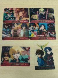 ガンダム総集編 30thアニバーサリー ウェファーチョコ 森永 ウエハース 機動戦士ガンダムSEED キラ＆アスラン クリアカード サムネイル 1