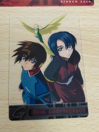 ガンダム総集編 30thアニバーサリー ウェファーチョコ 森永 ウエハース 機動戦士ガンダムSEED キラ＆アスラン クリアカード サムネイル 2