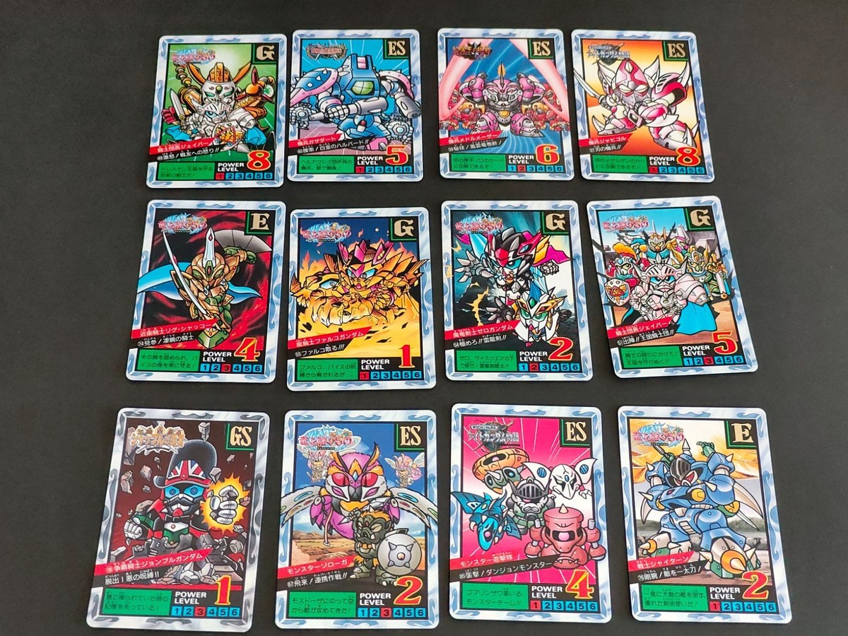 SDガンダム カードダス スーパーバトル まとめ バトルオブナイト ジョンブルガンダム ファルコガンダム ゼロガンダム ジェイバー 51 54 55 74 85 87 37 39 46 49 198