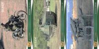 自衛隊 カード まとめ 偵察用オートバイ 37 75式ドーザ 38 81式自走架柱橋 40 陸上自衛隊 JGSDF epoch エポック 戦争