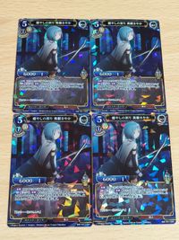 Puella Magi Madoka Magica Sayaka Miki SR Card Lot 4x サムネイル 1
