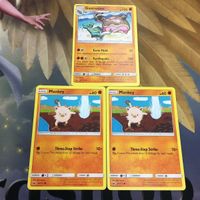 ポケモンカード 旧裏面 英語 海外版 3枚 トリトドン マンキー 33 サムネイル 1
