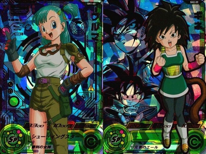 ドラゴンボールヒーローズ カード まとめ アルティメット レア UR キラ DBH ブルマ SH1-60 ギネ SH2-59