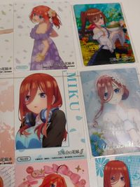 カード 五等分の花嫁 クリアカード まとめ 中野 一花 二乃 三玖 四葉 五月 サムネイル 2
