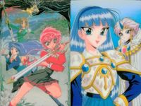 カード 魔法騎士 レイアース まとめ 獅堂光 龍咲海 鳳凰寺風 クレフ R レア R 03 3 05 5 ブロッコリー トミー レア サムネイル 1