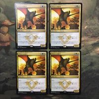 Magic The Gathering MTG DTK Arashin Sovereign 4 Cards Set