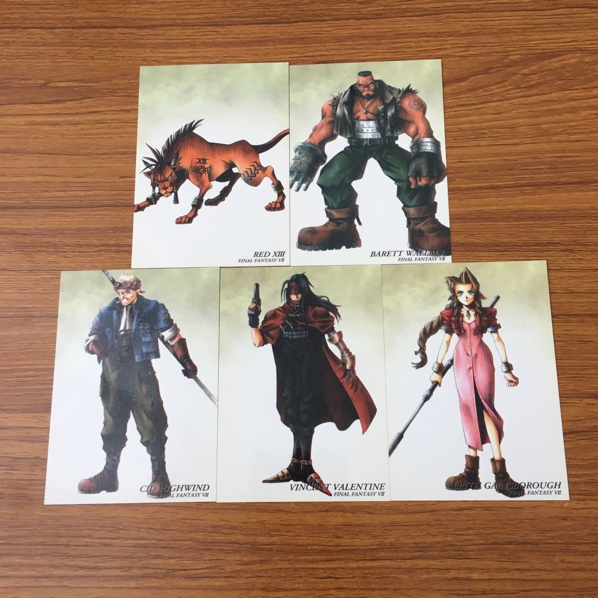 Final Fantasy FF Card Lot Barrett Red Aerith