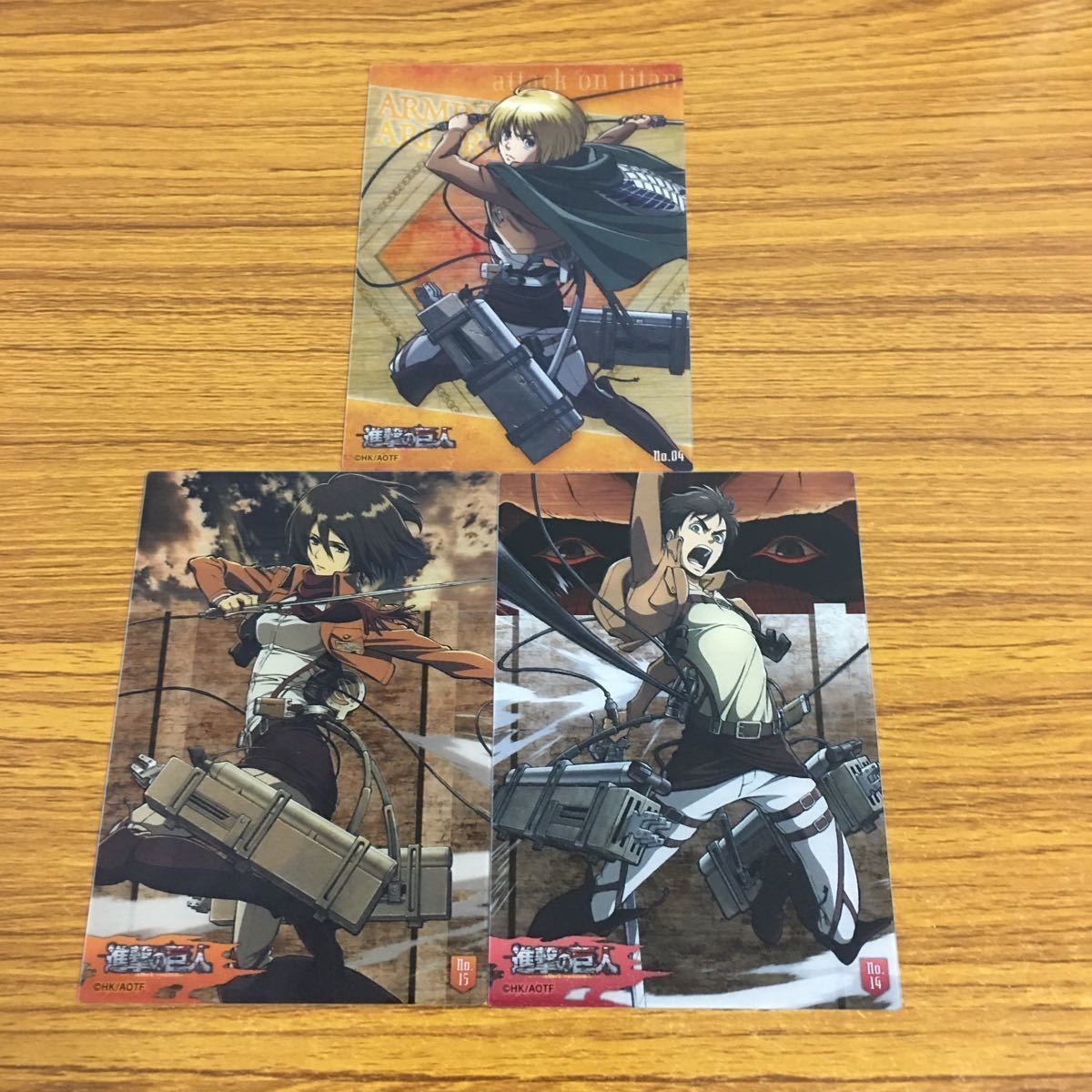 カード トレカ まとめ 進撃の巨人 ミカサ エレン アルミン 38