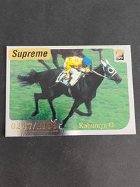 S5 カブラヤオー supreme サラブレッドカード99 1999枚限定カード 競馬 サムネイル 1
