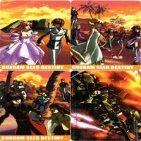 Gundam SEED DESTINY Card Lot Lacus Kira Cagalli Japanese