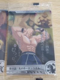 メモリアルストーリーカード 鋼の錬金術師 ウェファーチョコ エドワード アルフォンス エルリック アームストロング シグ カーティス ダンテ サムネイル 3