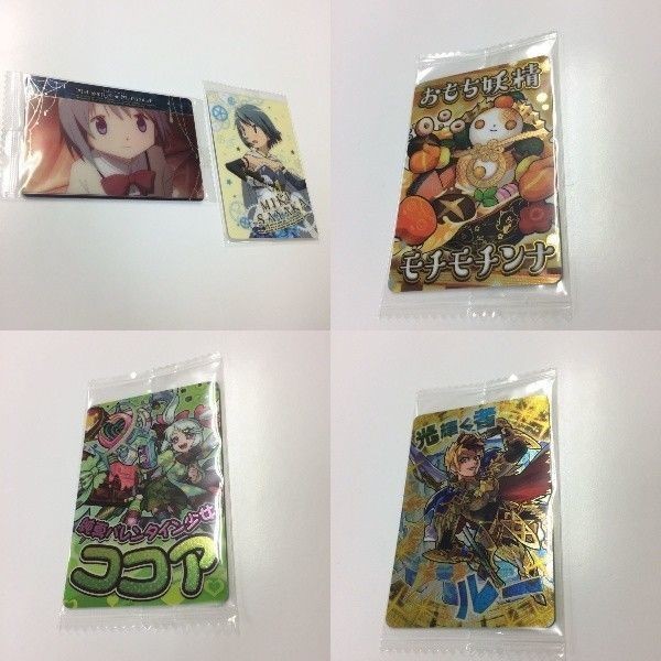 ウエハース カード 未開封 まとめ モンスターストライク まどか☆マギカ モンスト まどマギ おもち妖精 N 光輝く者 美