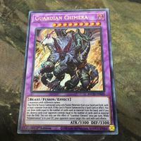 Yu-Gi-Oh Guardian Chimera Secret Rare 1st BACH-EN040