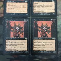 MTG マジックザギャザリング カード まとめ USG 深淵の怪物/Abyssal Horror 4枚セット 84 サムネイル 2