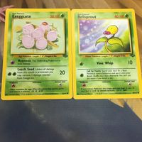 ポケモンカード 旧裏面 海外 英語版 2枚 タマタマ マダツボミ 77 Exeggcute Bellsprout サムネイル 1