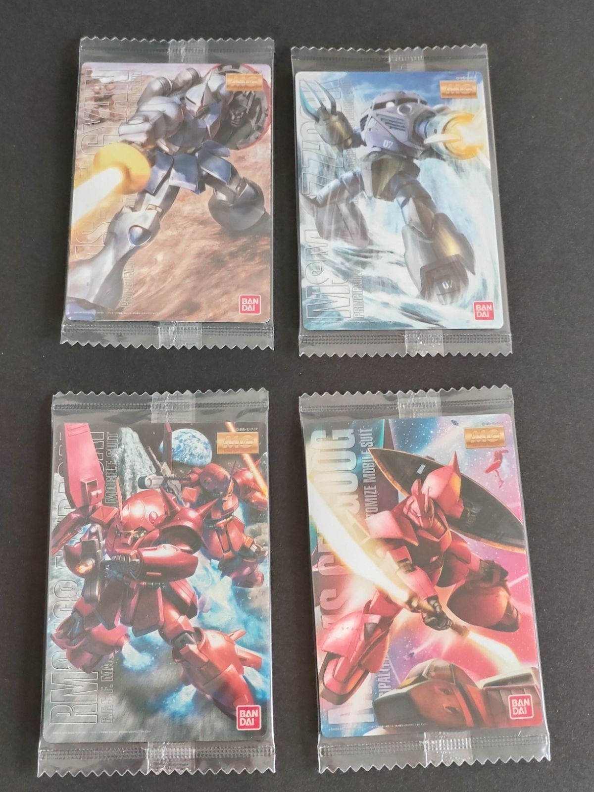 ガンダム ガンプラ パッケージ アート コレクション ウエハース バンダイ 未開封 034 036 037 043 シャア専用ゲルググ マラサイ ギャン ズゴック