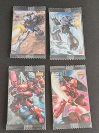 ガンダム ガンプラ パッケージ アート コレクション ウエハース バンダイ 未開封 034 036 037 043 シャア専用ゲルググ マラサイ ギャン ズゴック