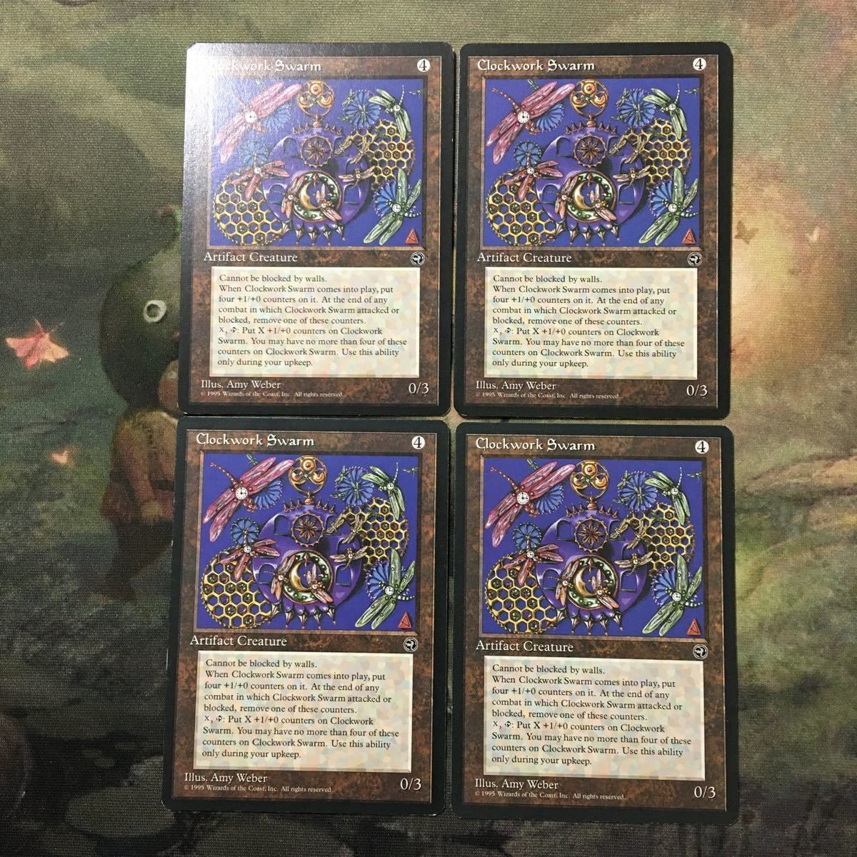 MTG マジックザギャザリング カード まとめ HML Clockwork Swarm 4枚セット 78