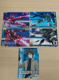 Gundam 00 Lockon Stratos Gundam Dynames Card