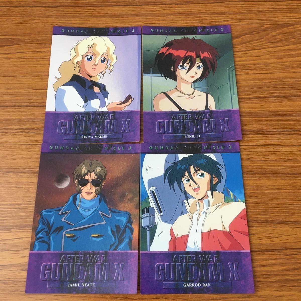カード トレカ まとめ ガンダム X カードダスマスターズ 154 156 160 161 ジャミル ガロード トニヤ エニル 13