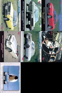 カード エポック GMCカード 名車 車 まとめ アンフィニ RX-7 FD3S スカイライン HT2000 ターボ トヨタ 1600GT ホンダ S800 ダットサン フェアレディ 1500 ベレット EPOCH
