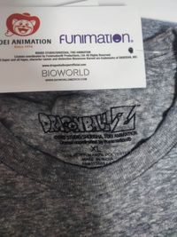 タグ付き 新品未使用 デッドストックXLサイズ ドラゴンボール 超 海外製 ビンテージ Ｔシャツ 半袖 東映アニメーション ライセンス品 鳥山明 ブラック 黒 コットン スーパーサイヤ人 ブルー 孫悟空 ベジータ サムネイル 3