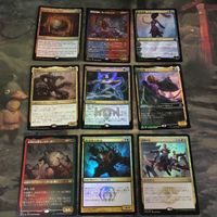 MTG Magic Card Lot 9 Foil Multicolor Rare Vintage
