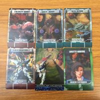 Gundam Anime Trading Card Lot Biglro Lusset Odeby Aggai サムネイル 1