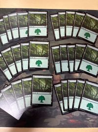 森 30枚 型番統一 Forest 基本土地 M15 266 まとめ MTG 日本語 JP