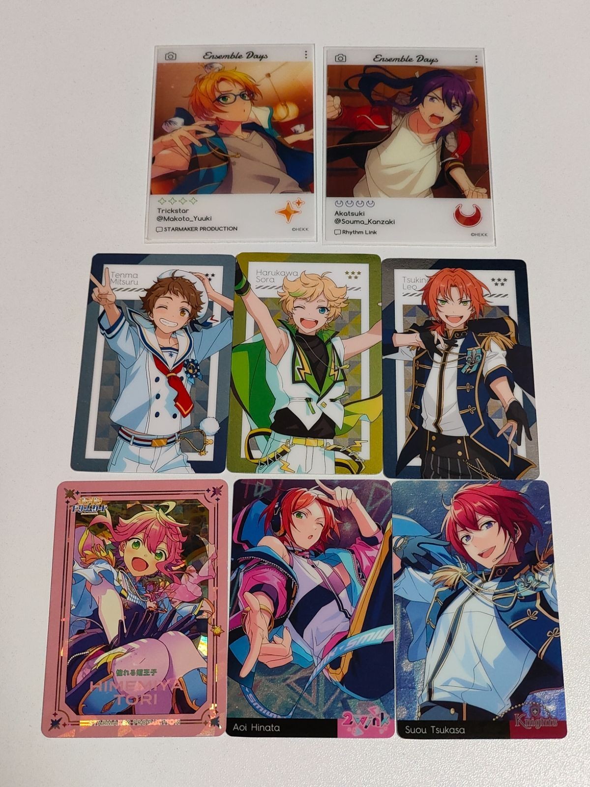 カード あんスタ 朱桜司 クリアカード あんスタ 葵ひなた メタルカード 姫宮桃李